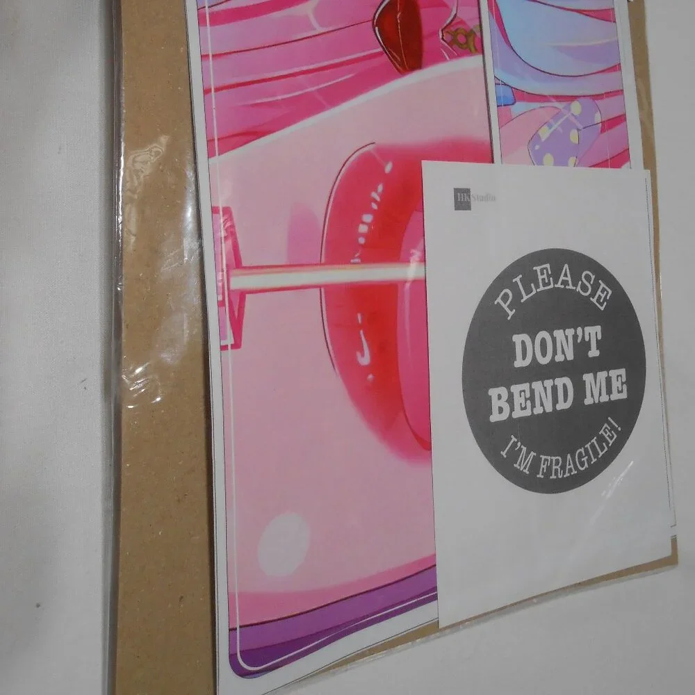 NEW HK STUDIO PINK KAWAII 3 LAPTOP SKIN DECAL COVER 14